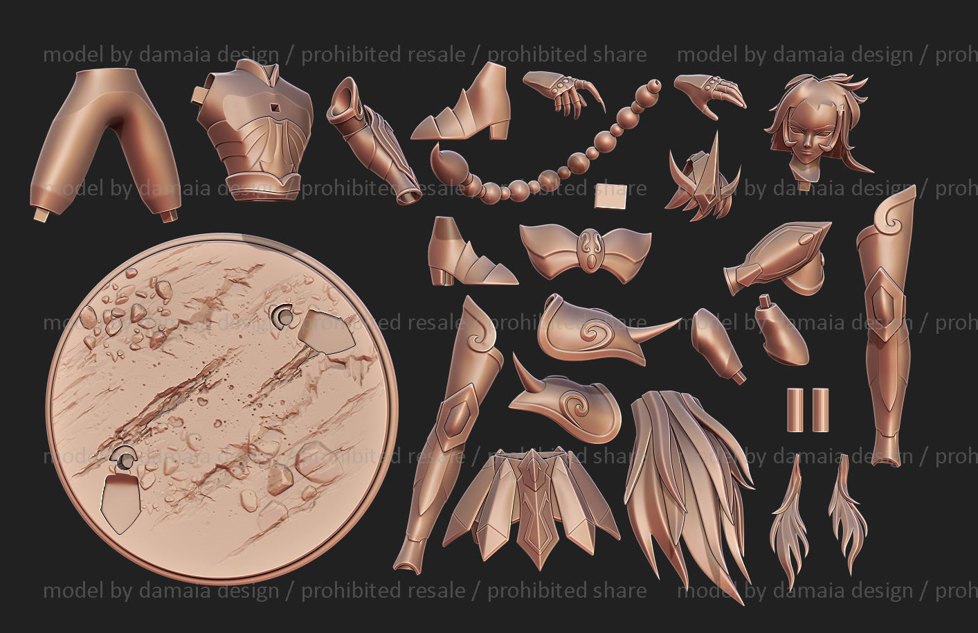 Saint Seiya Scorpio Milo 3D print model_2