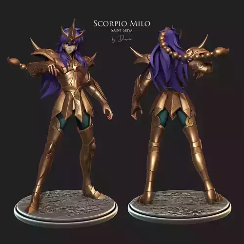 Saint Seiya Scorpio Milo 3D print model