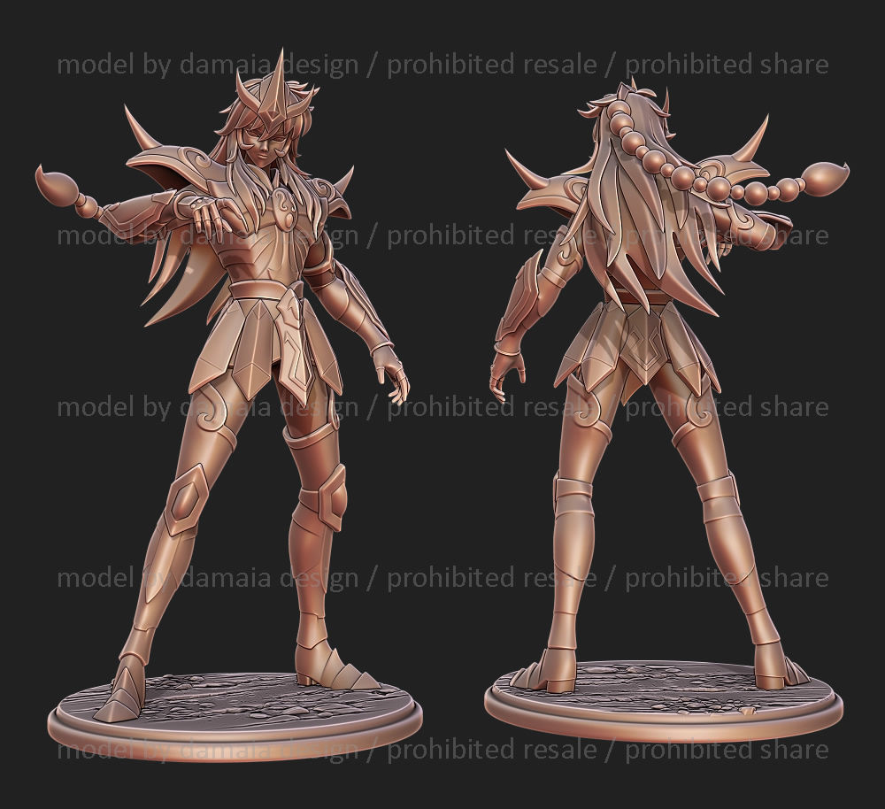 Saint Seiya Scorpio Milo 3D print model_1