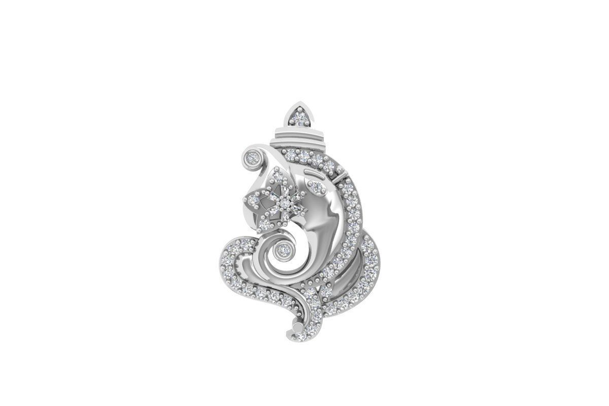 Ganpati Pandent 3D print model_1