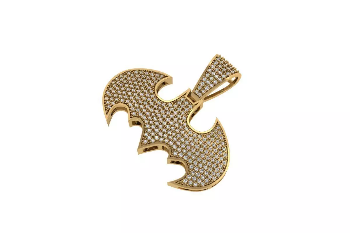 Bat Pandent 3D print model_0