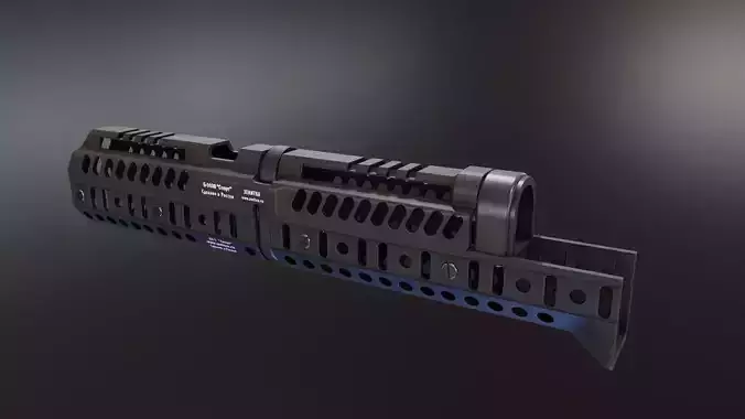 Zenitco Sport 2 Handguard Low-poly 3D model