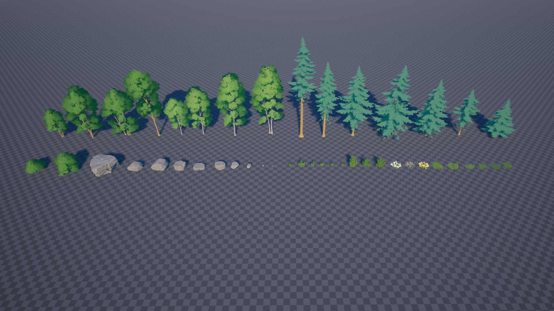 Stylized environment pack Low-poly 3D model_4
