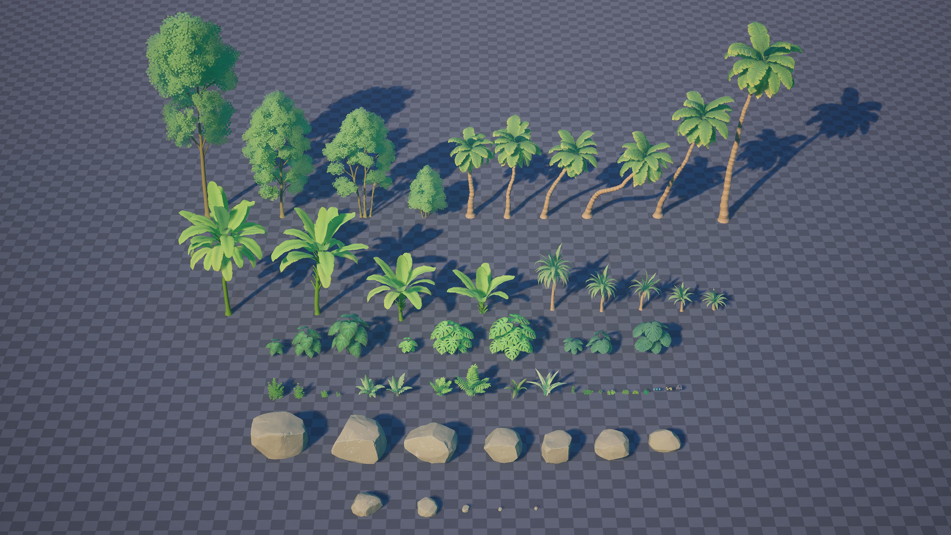 Stylized environment pack Low-poly 3D model_5