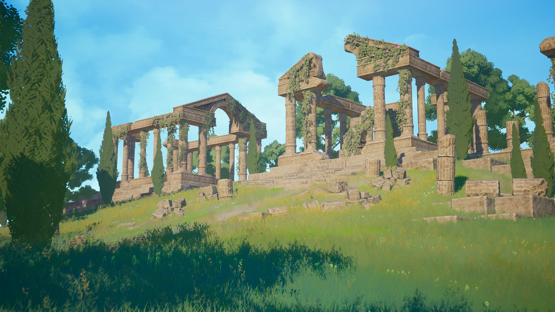 Stylized environment pack Low-poly 3D model_11