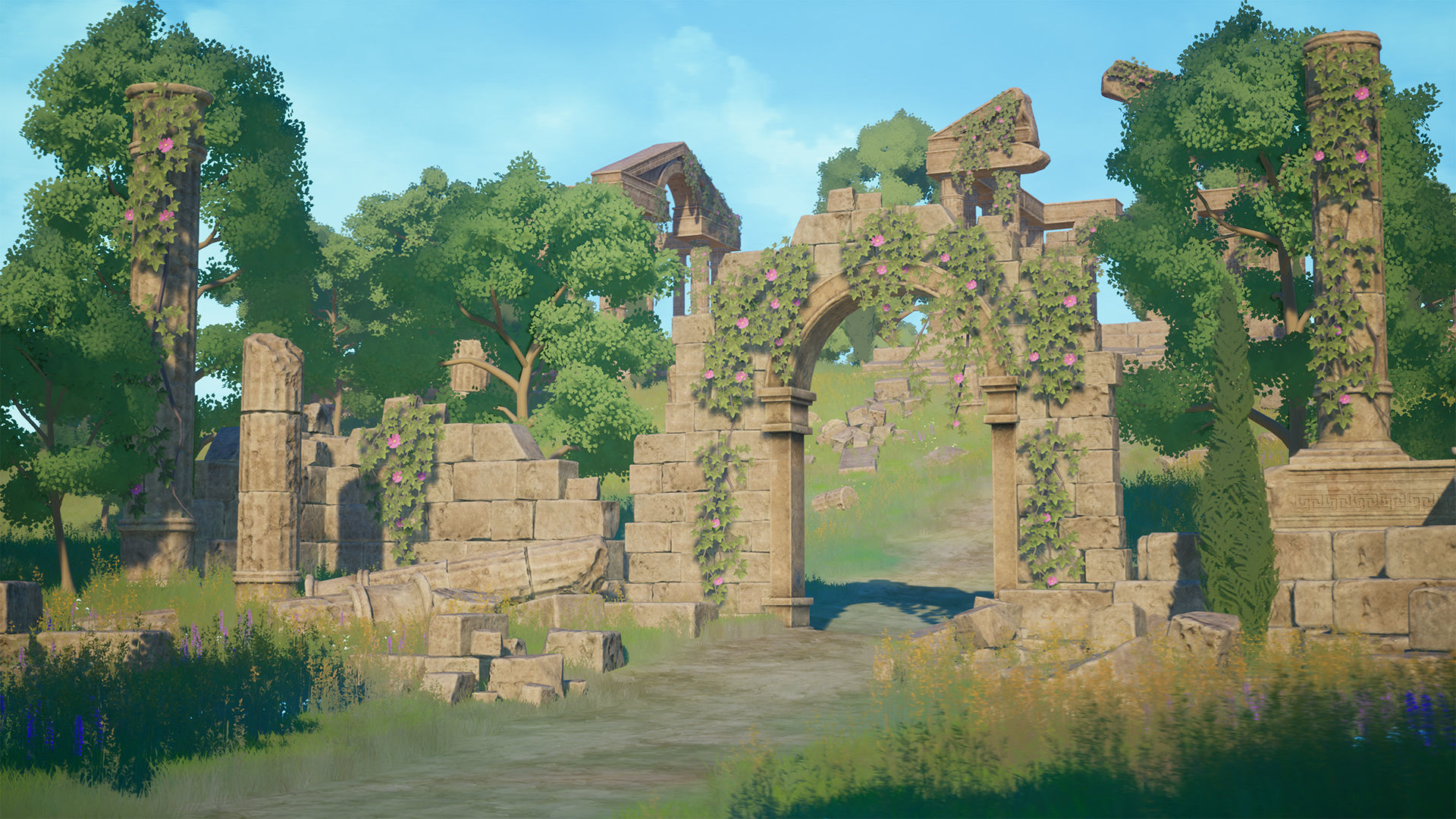 Stylized environment pack Low-poly 3D model_8