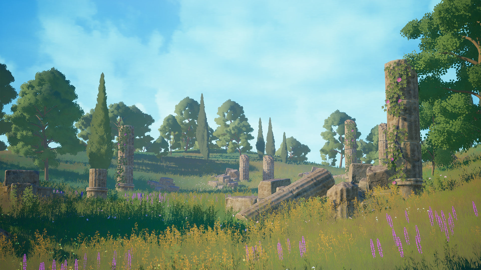 Stylized environment pack Low-poly 3D model_23