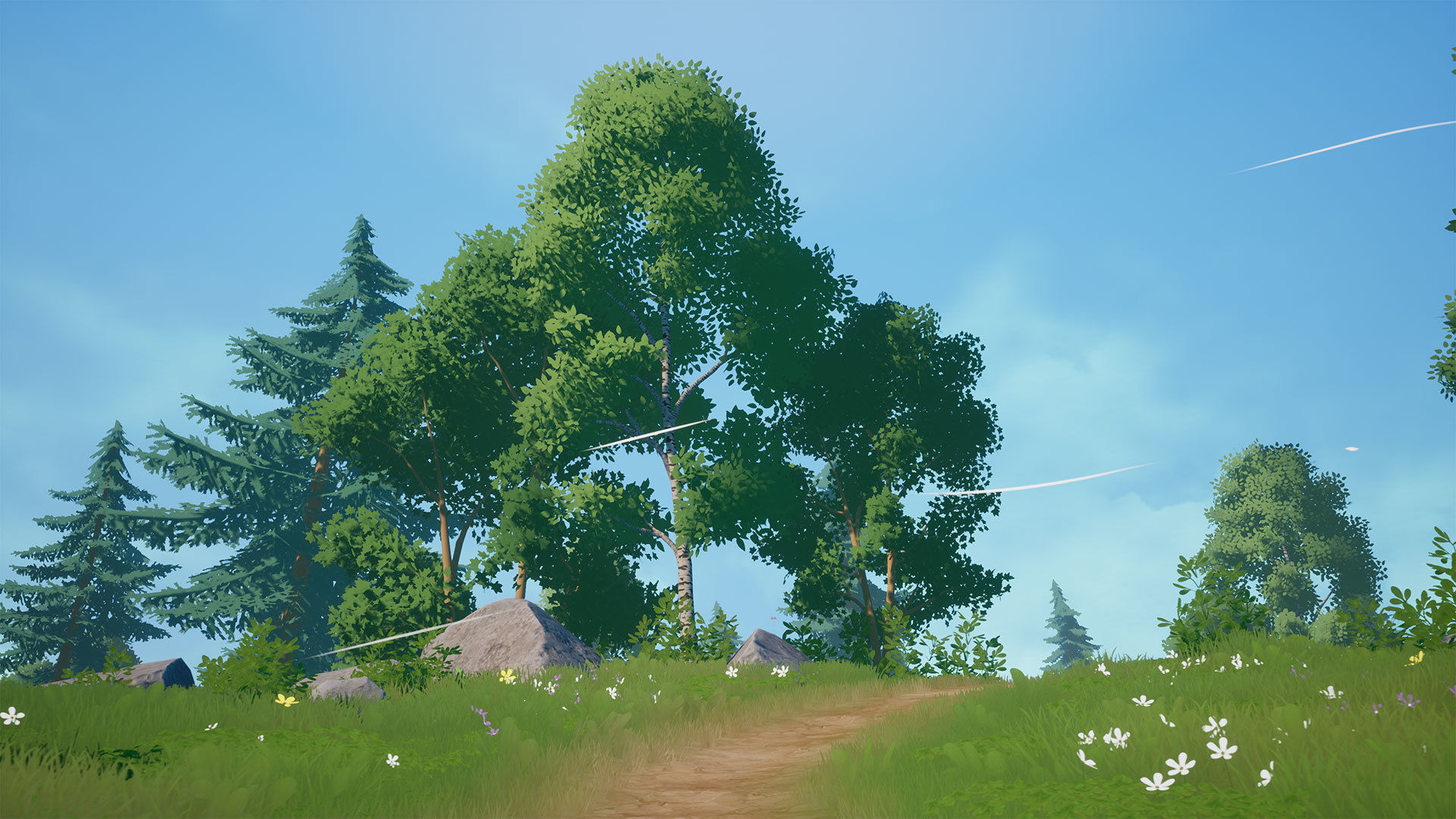 Stylized environment pack Low-poly 3D model_1