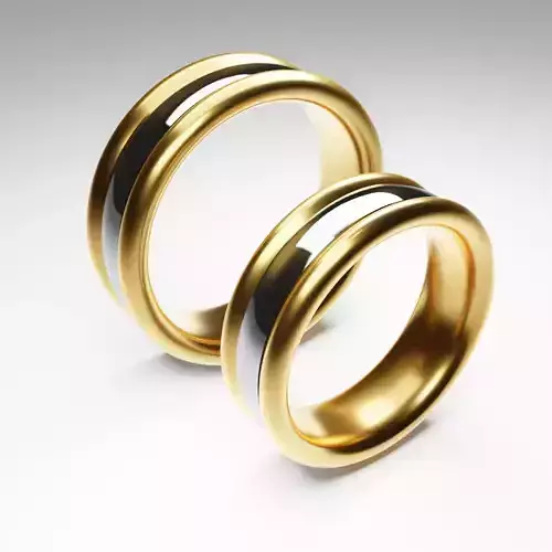 3D Rings Man and Women