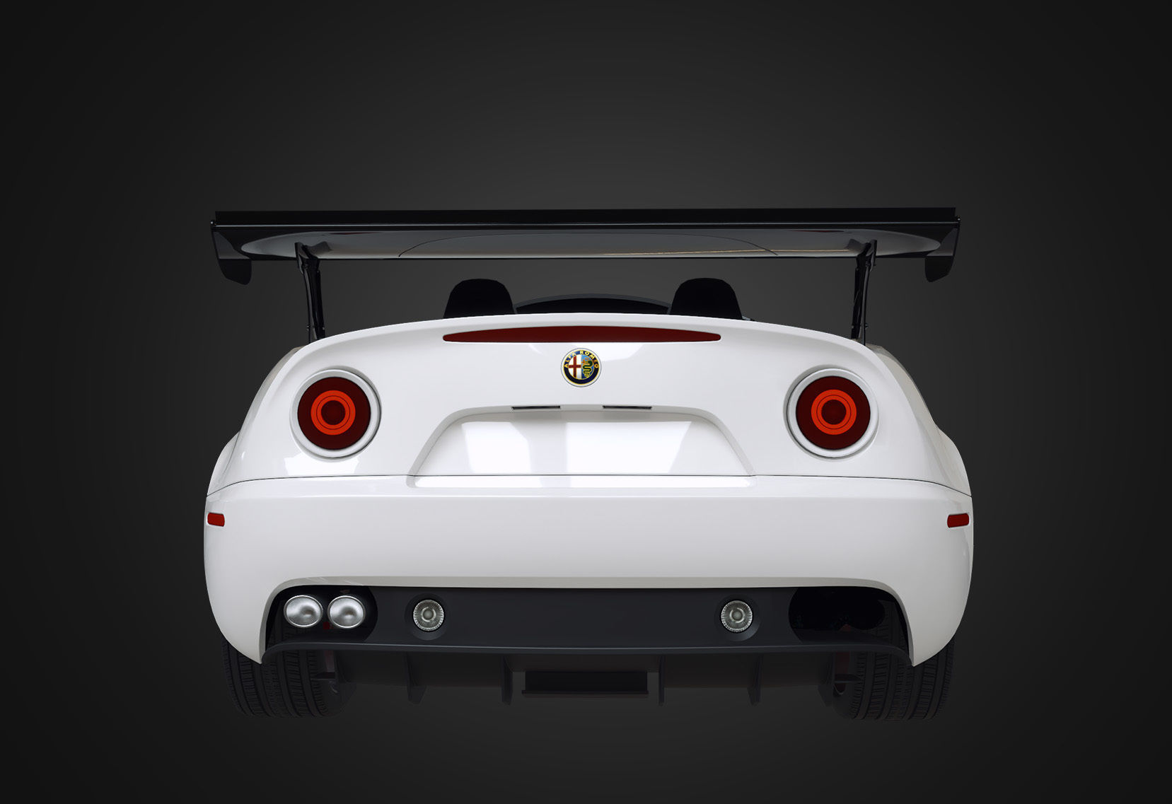 Alfa Romeo 8C SPIDER 2010 Low-poly 3D model_7