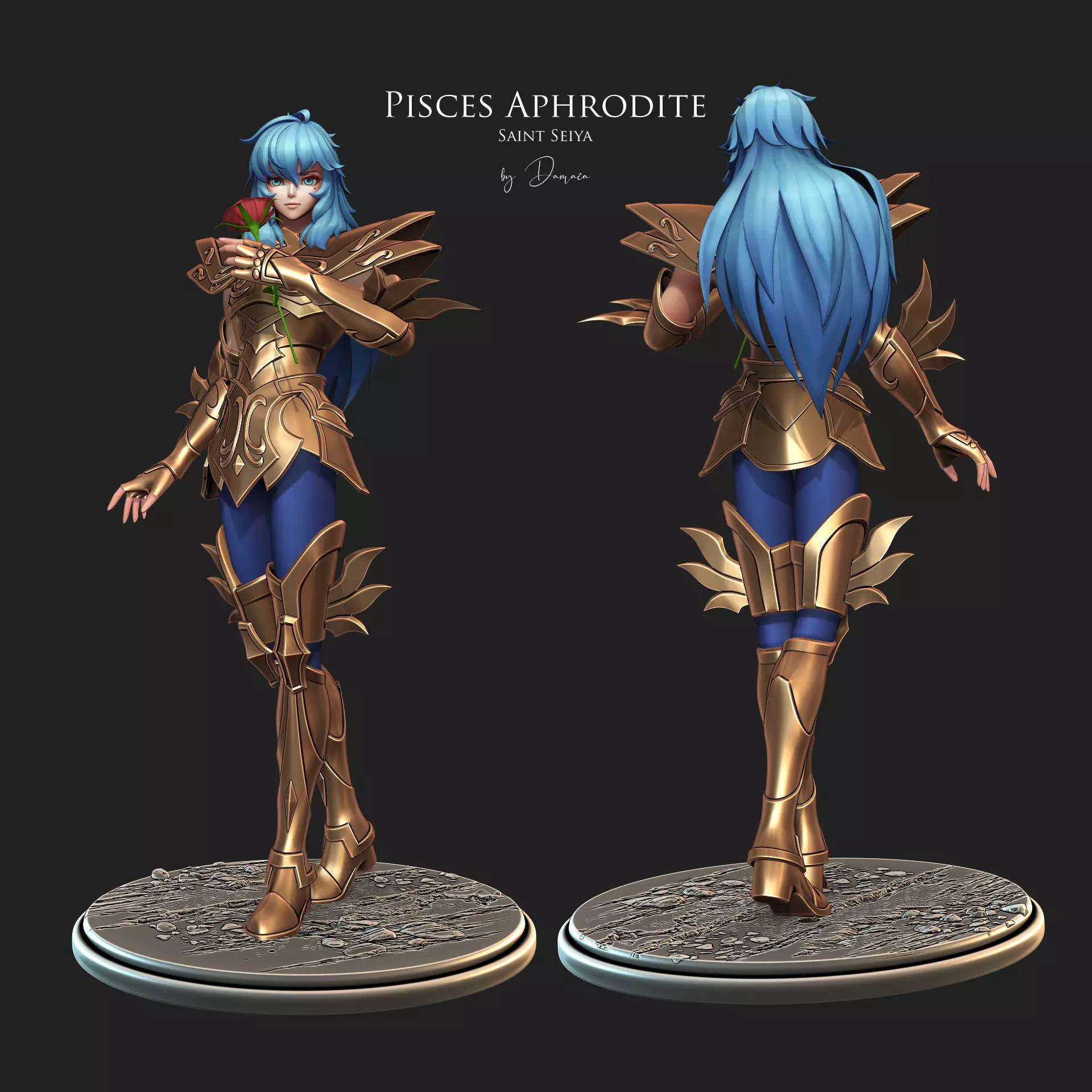 Saint Seiya Pisces Aphrodite 3D print model_0