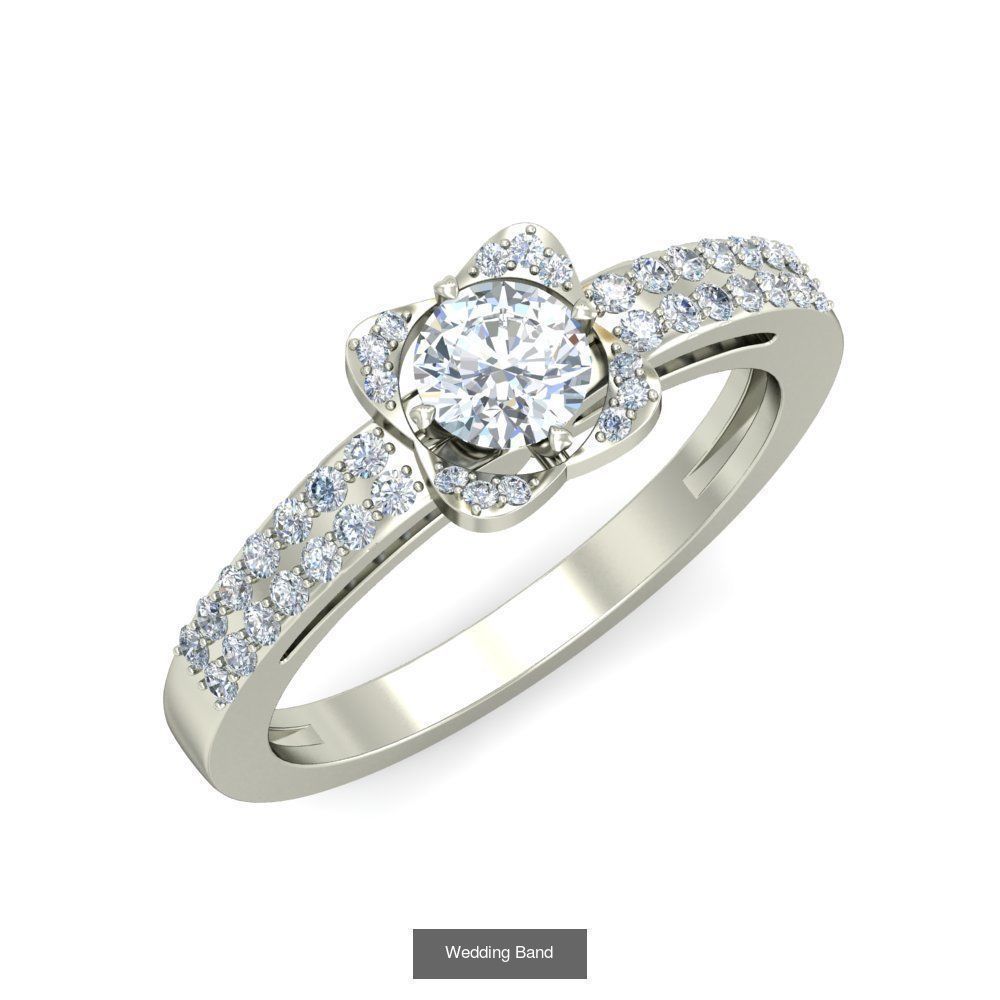  Solitaire Ring Designs 3D Model Collection_34