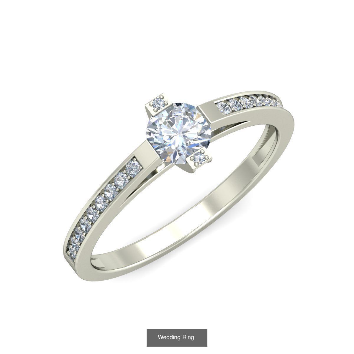  Solitaire Ring Designs 3D Model Collection_67