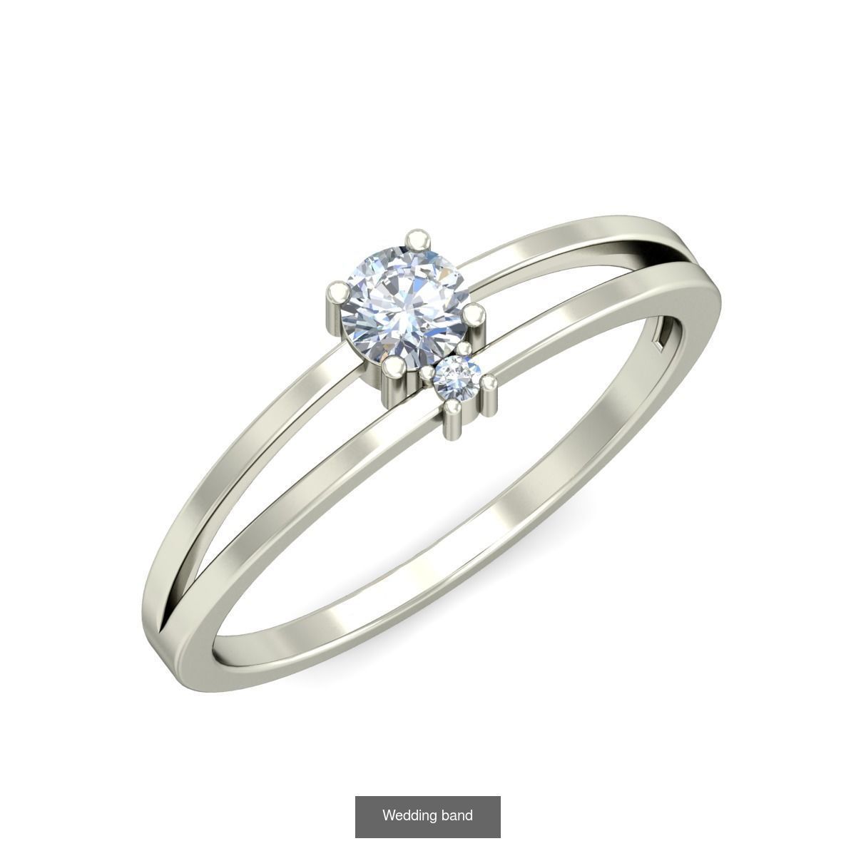  Solitaire Ring Designs 3D Model Collection_59