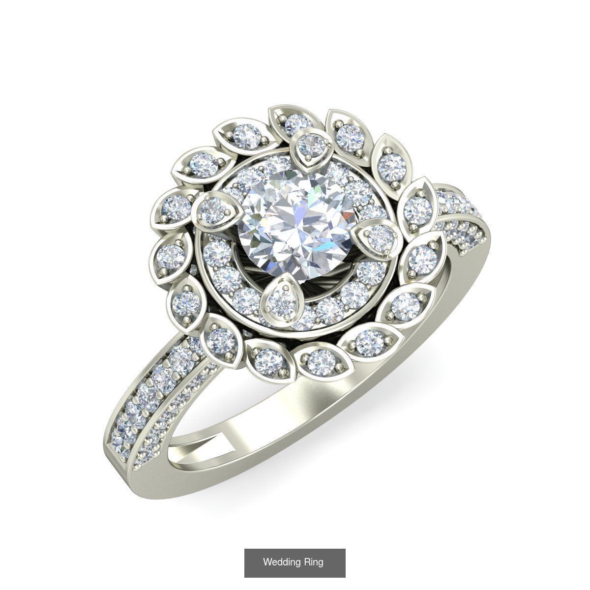  Solitaire Ring Designs 3D Model Collection_42