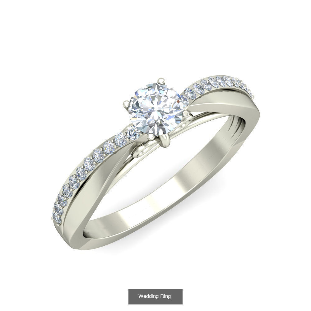  Solitaire Ring Designs 3D Model Collection_63