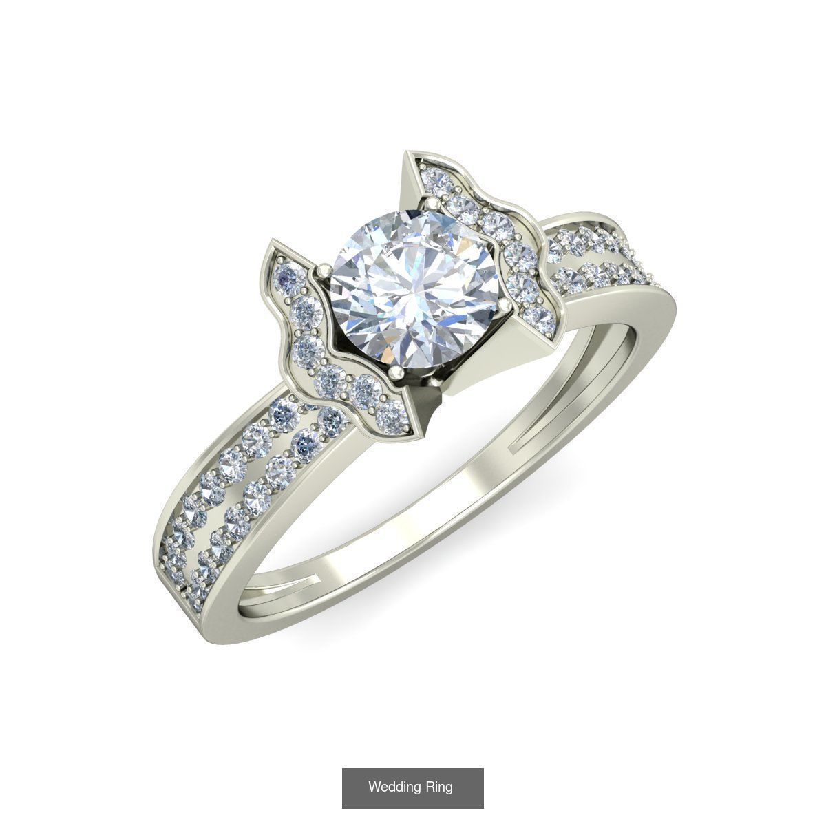  Solitaire Ring Designs 3D Model Collection_73