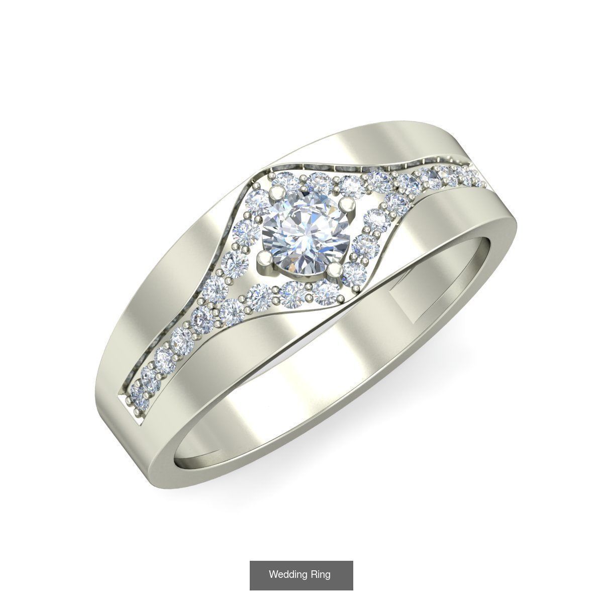  Solitaire Ring Designs 3D Model Collection_53