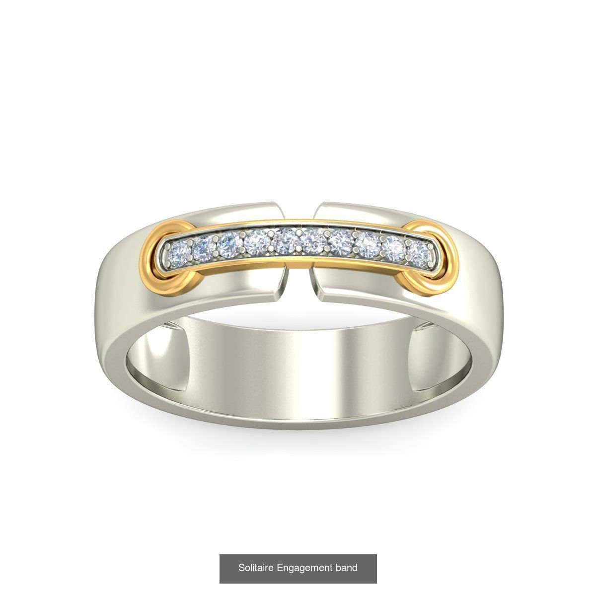  Solitaire Ring Designs 3D Model Collection_79
