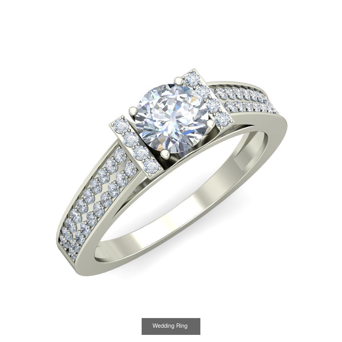 Solitaire Ring Designs 3D Model Collection_65