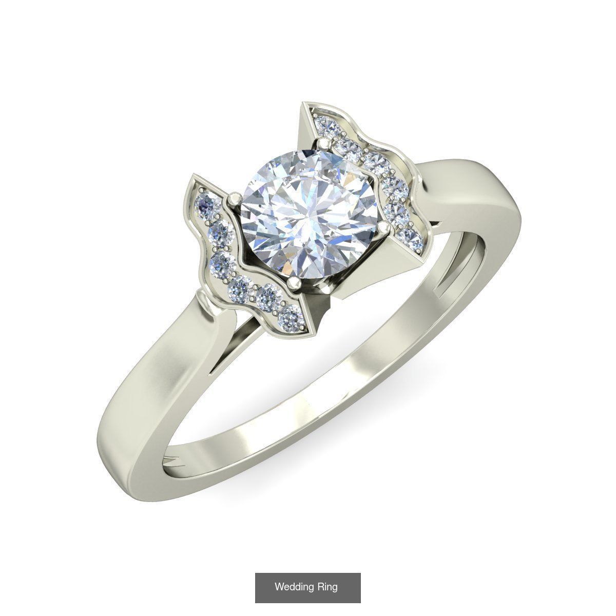  Solitaire Ring Designs 3D Model Collection_72