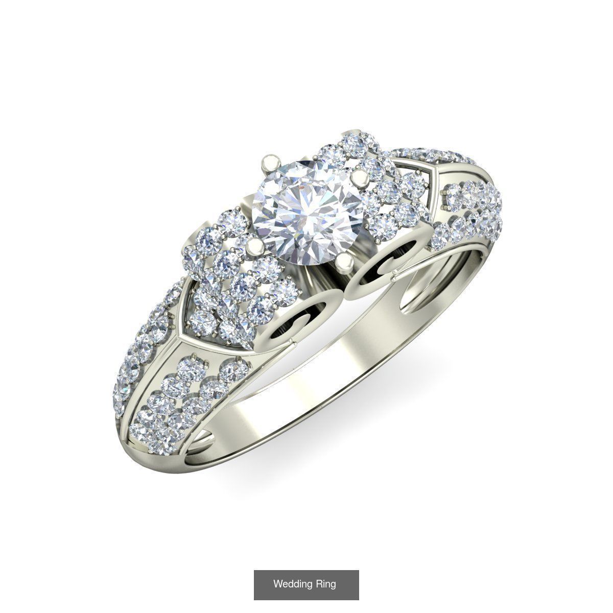  Solitaire Ring Designs 3D Model Collection_66