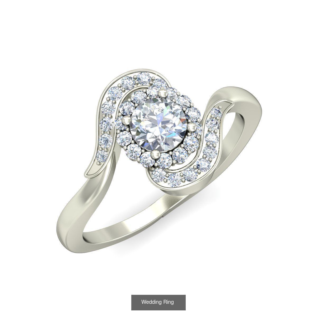  Solitaire Ring Designs 3D Model Collection_49