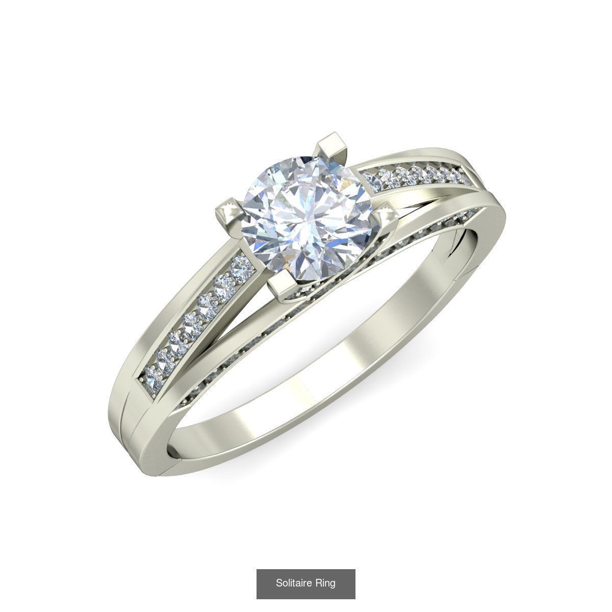  Solitaire Ring Designs 3D Model Collection_51
