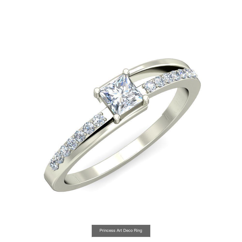  Solitaire Ring Designs 3D Model Collection_9