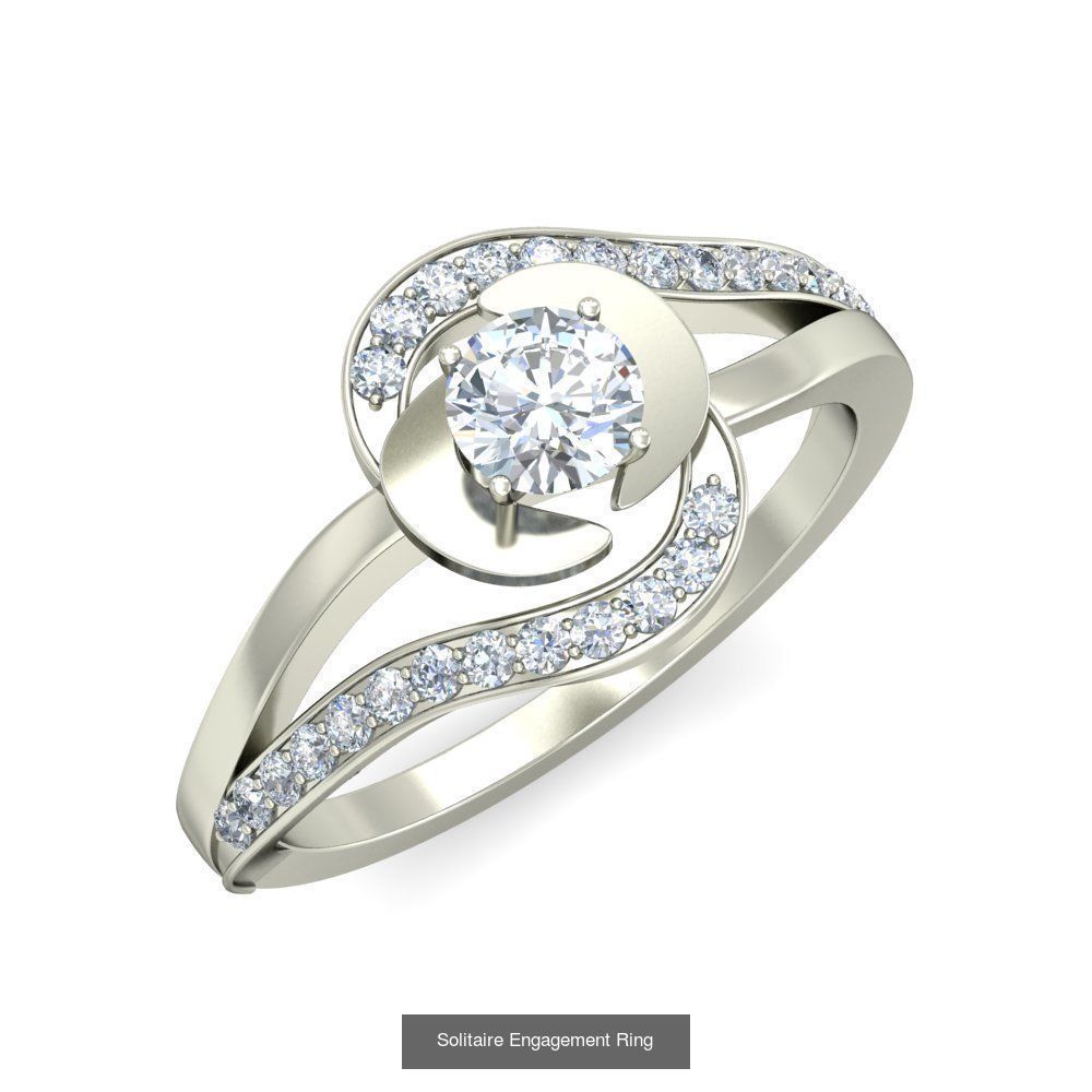  Solitaire Ring Designs 3D Model Collection_21