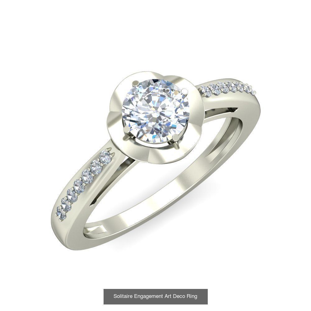  Solitaire Ring Designs 3D Model Collection_47