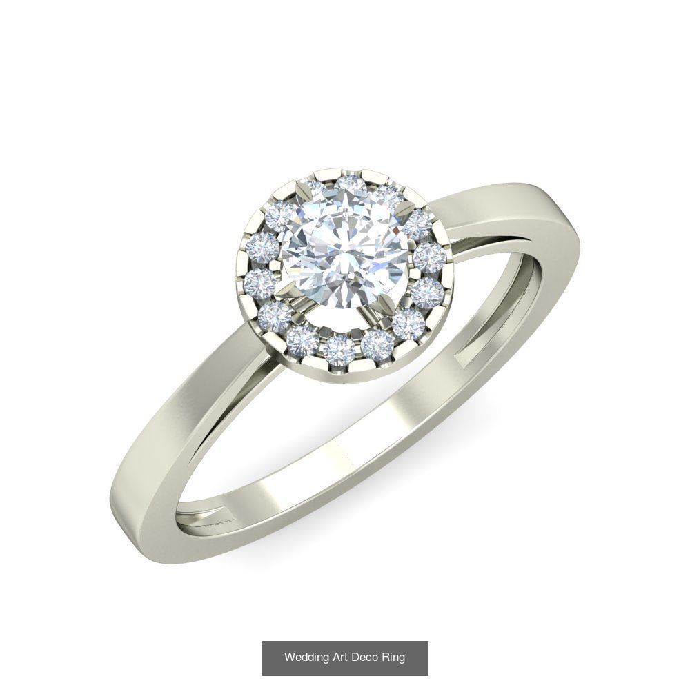  Solitaire Ring Designs 3D Model Collection_36