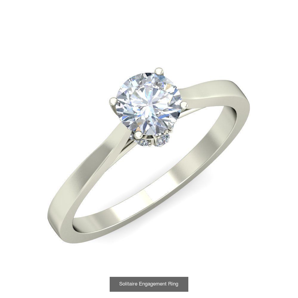 Solitaire Ring Designs 3D Model Collection_18