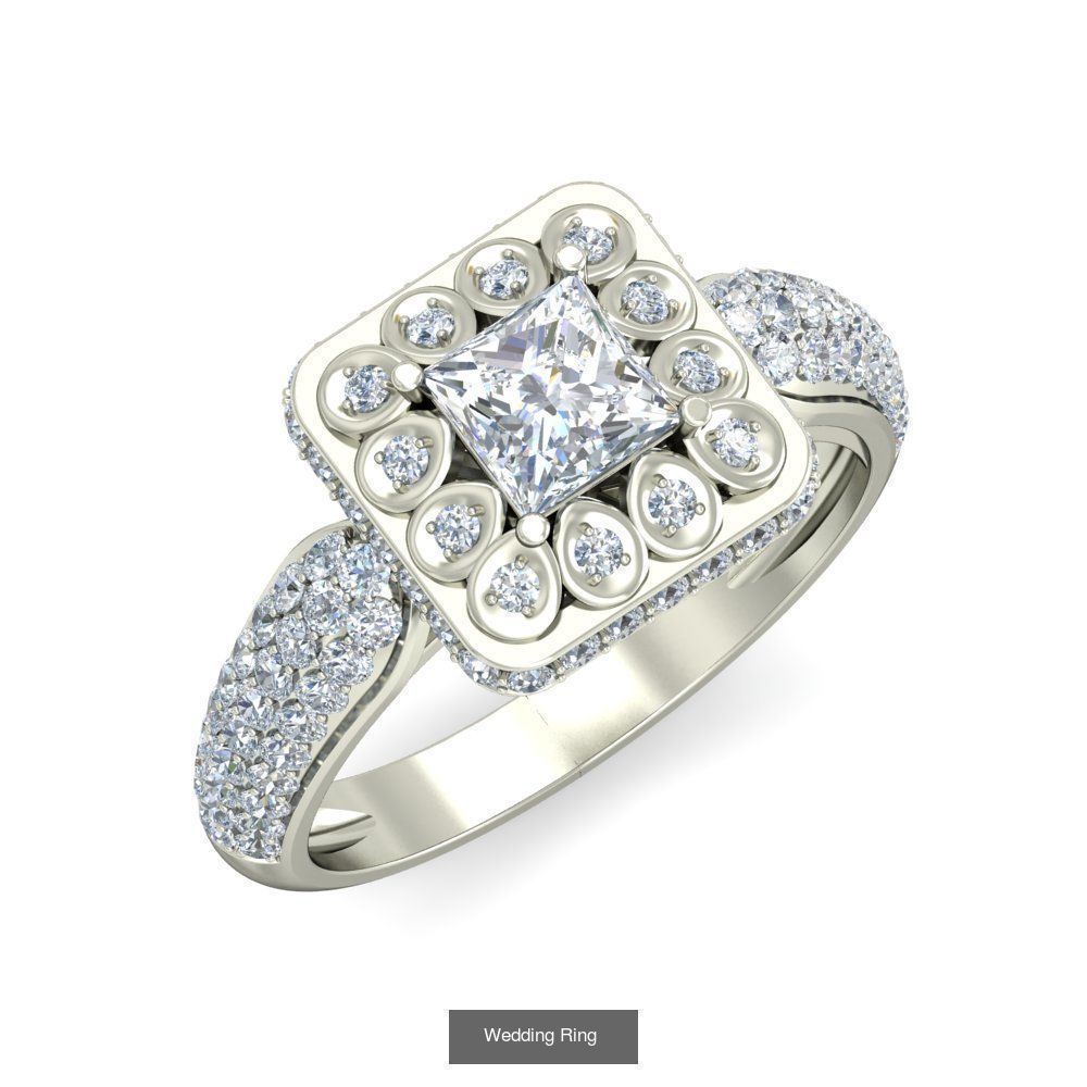  Solitaire Ring Designs 3D Model Collection_22