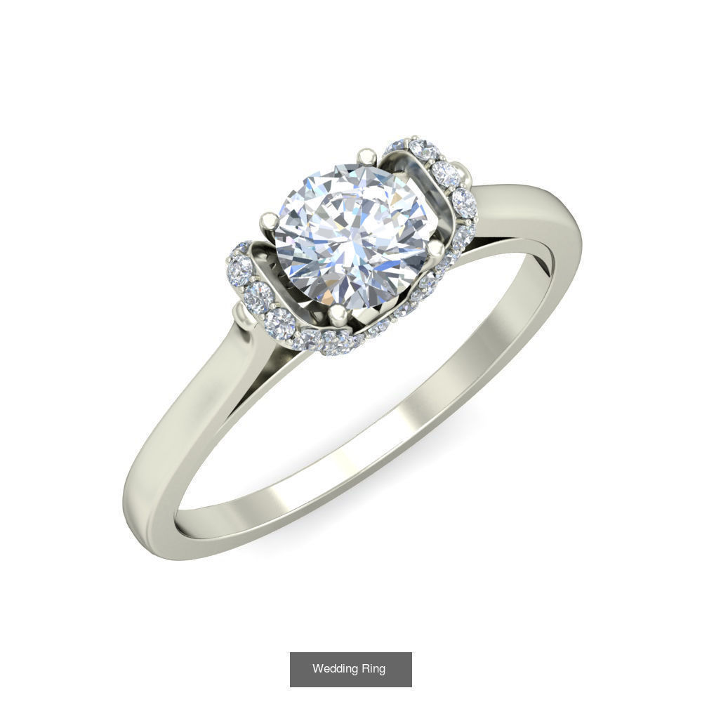  Solitaire Ring Designs 3D Model Collection_30