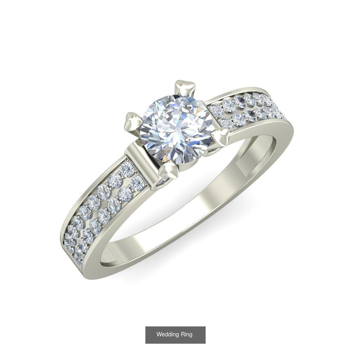  Solitaire Ring Designs 3D Model Collection_40