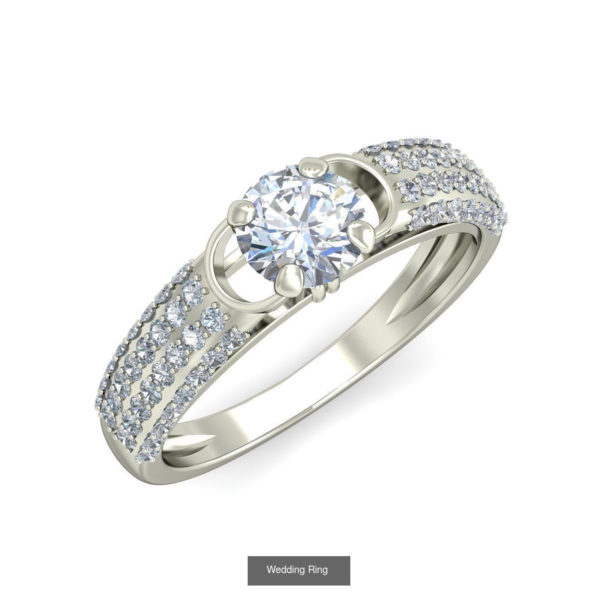  Solitaire Ring Designs 3D Model Collection_71