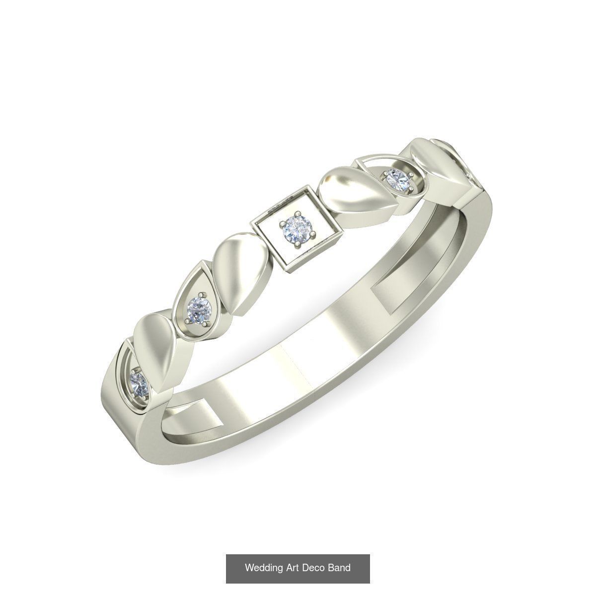  Solitaire Ring Designs 3D Model Collection_44