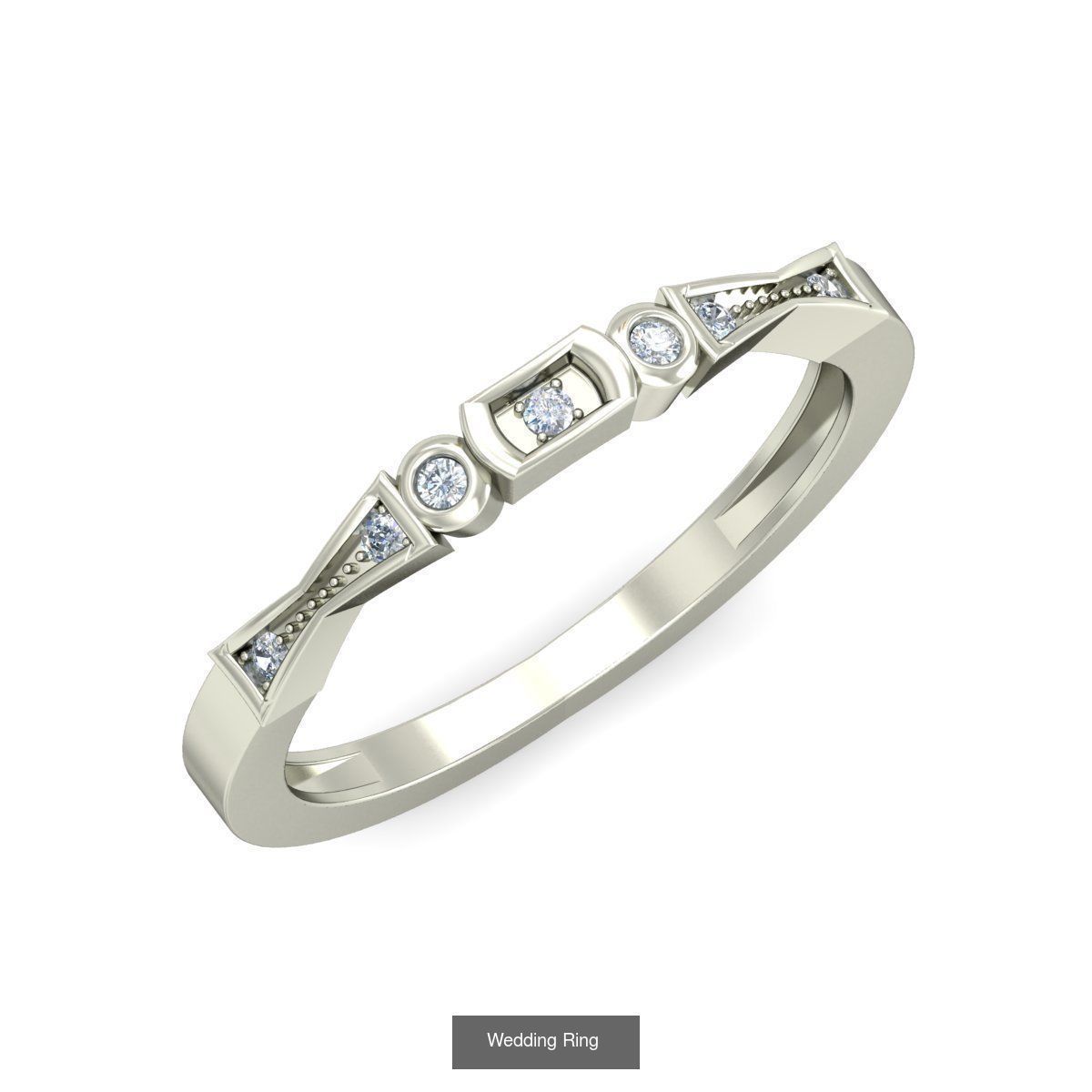  Solitaire Ring Designs 3D Model Collection_75