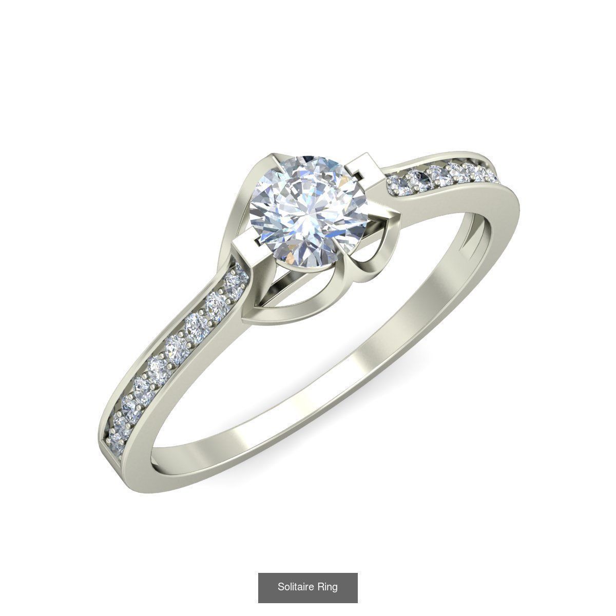  Solitaire Ring Designs 3D Model Collection_39