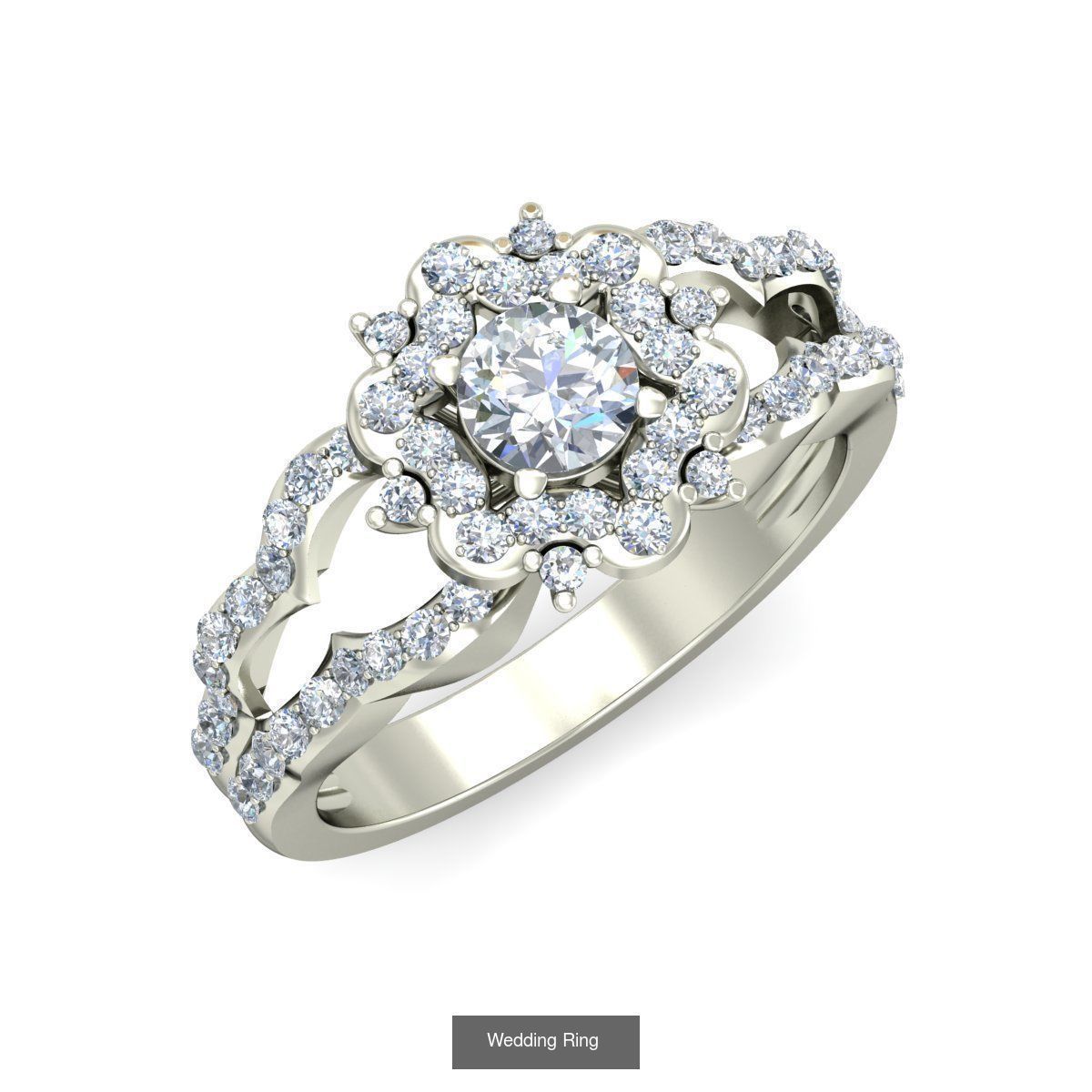  Solitaire Ring Designs 3D Model Collection_13