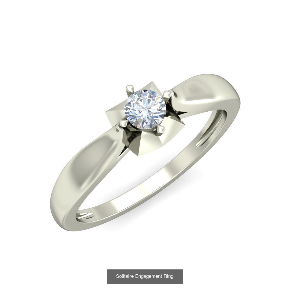  Solitaire Ring Designs 3D Model Collection_62