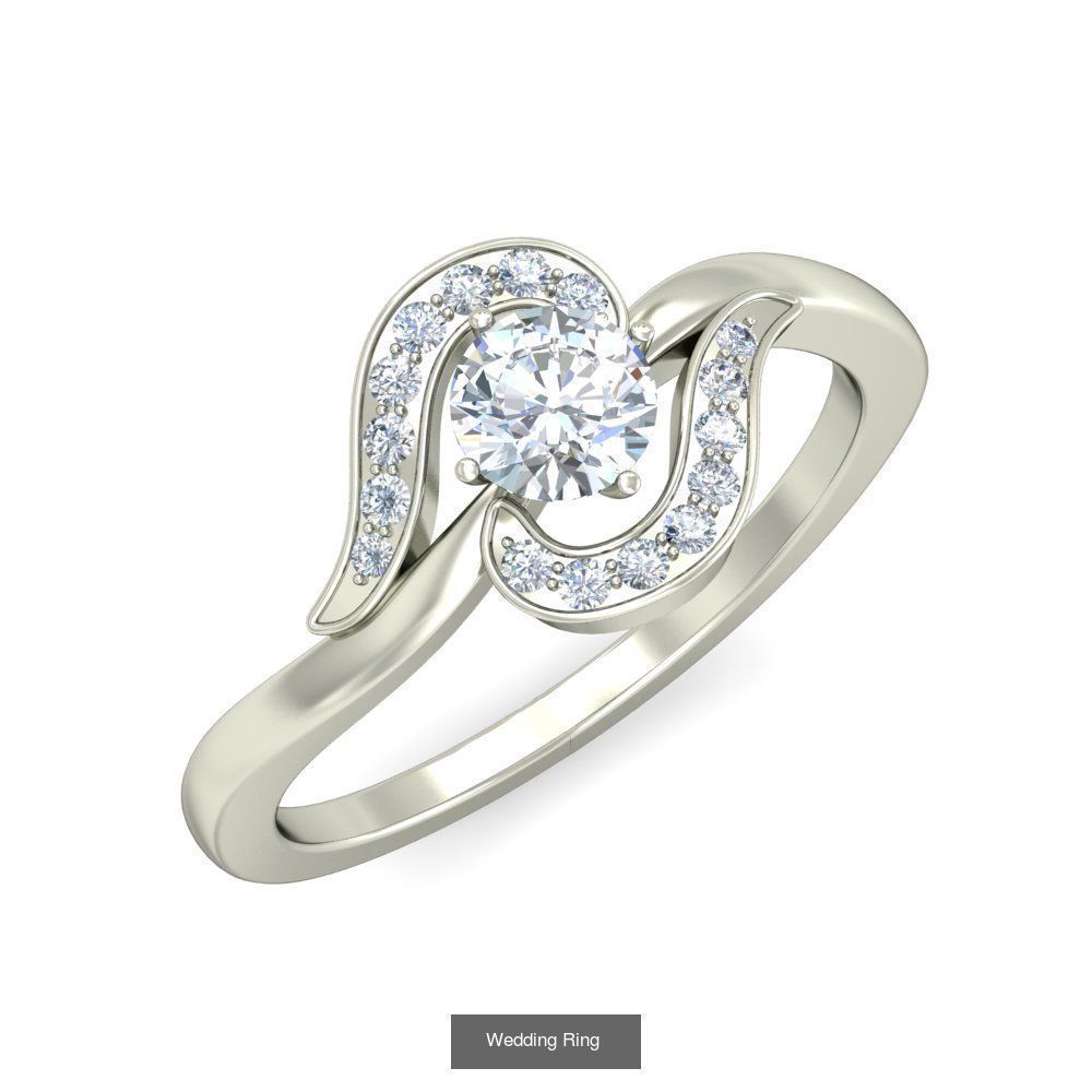 Solitaire Ring Designs 3D Model Collection_37