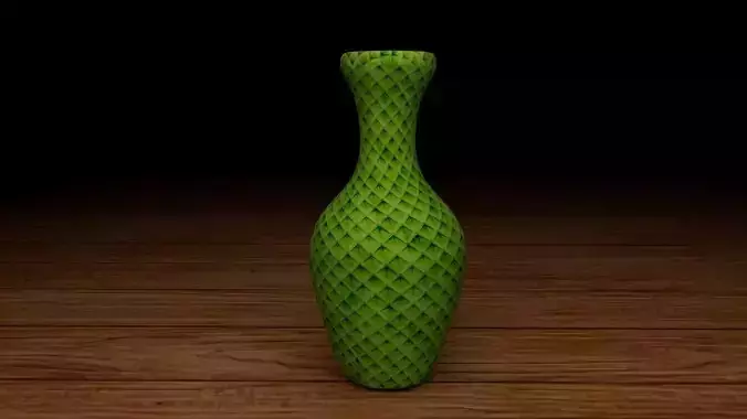 Digital Eden Elegance 3D Flower Pot
