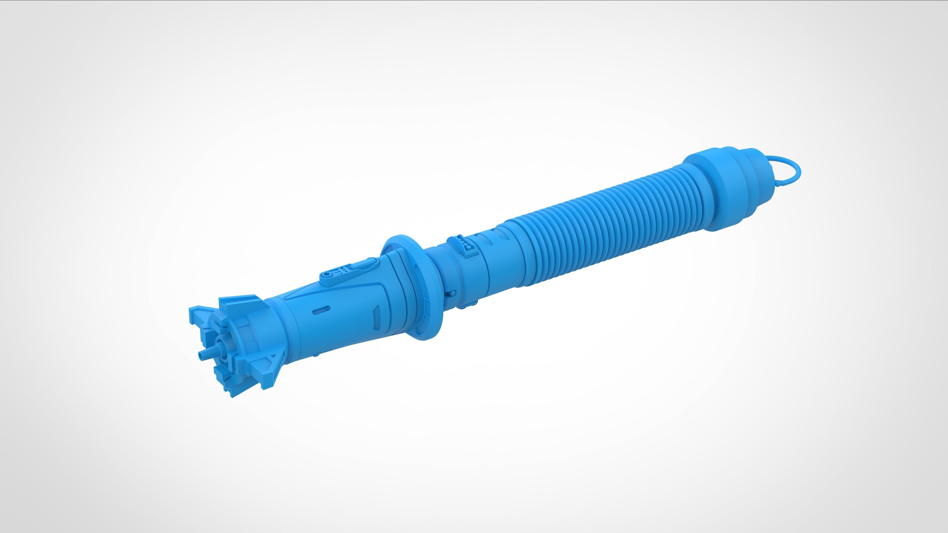 Baylan Skolls Lightsaber from the series Ahsoka 2023 3D print model_17