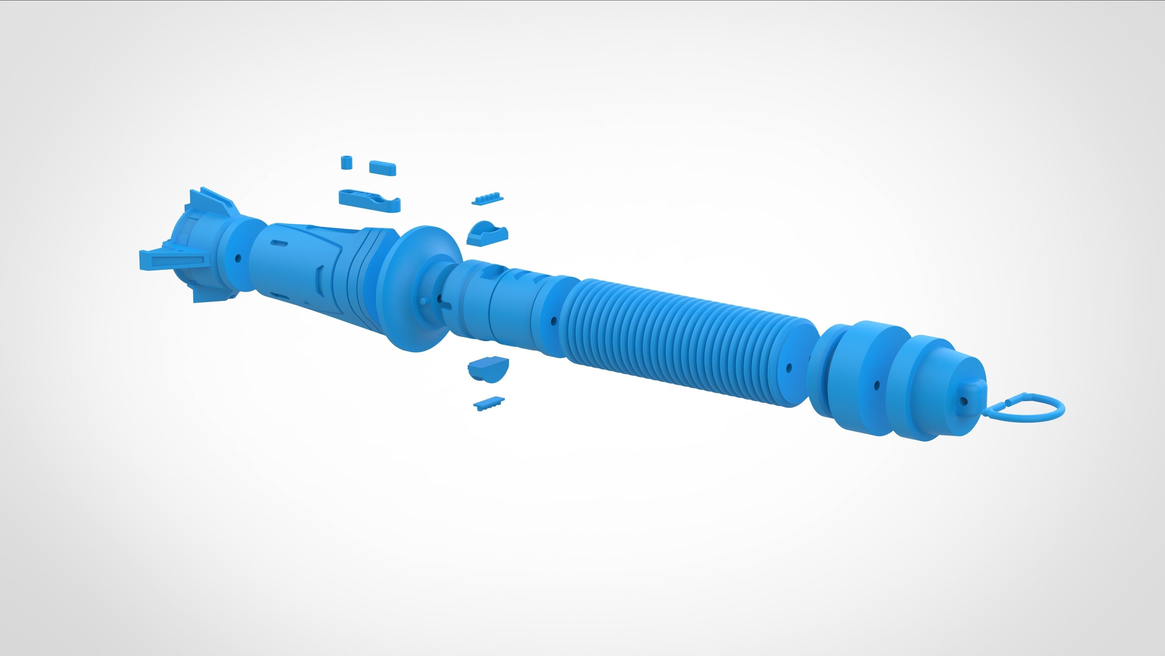 Baylan Skolls Lightsaber from the series Ahsoka 2023 3D print model_47