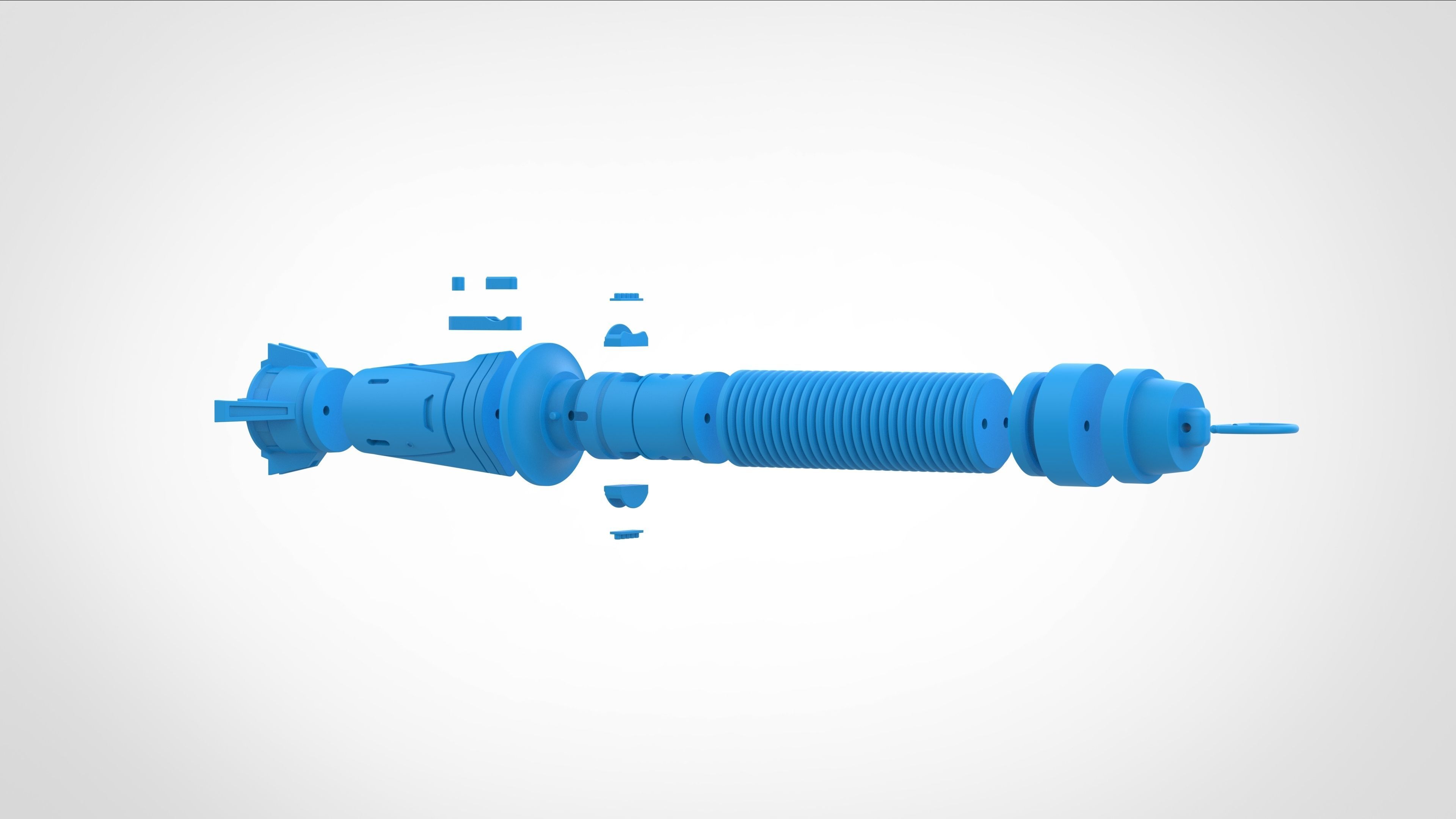 Baylan Skolls Lightsaber from the series Ahsoka 2023 3D print model_36