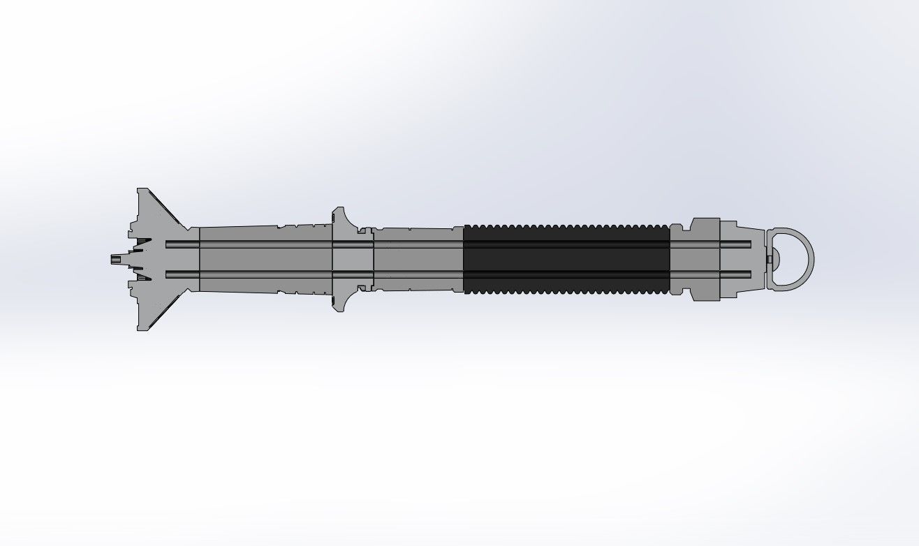 Baylan Skolls Lightsaber from the series Ahsoka 2023 3D print model_48