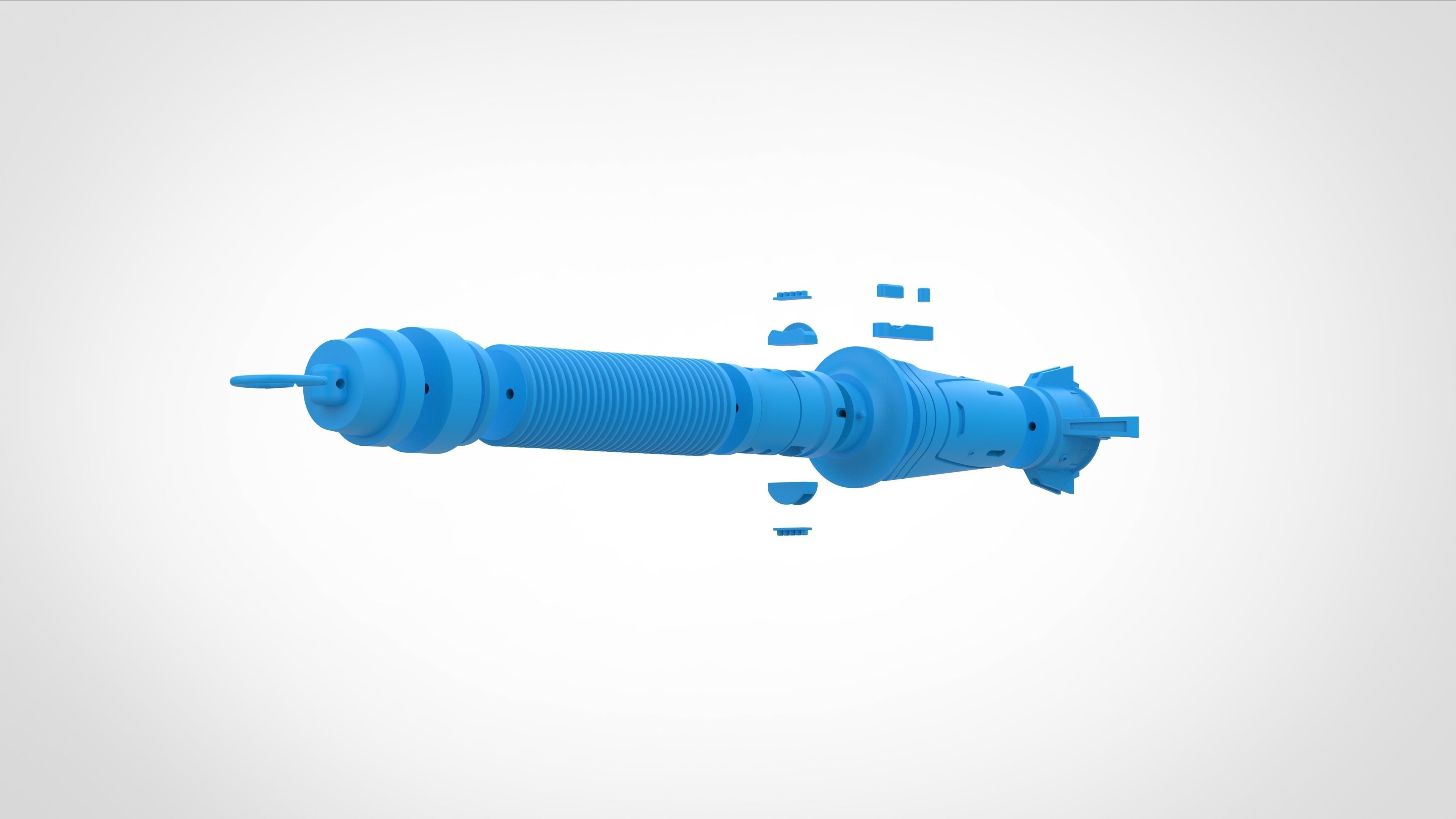 Baylan Skolls Lightsaber from the series Ahsoka 2023 3D print model_37