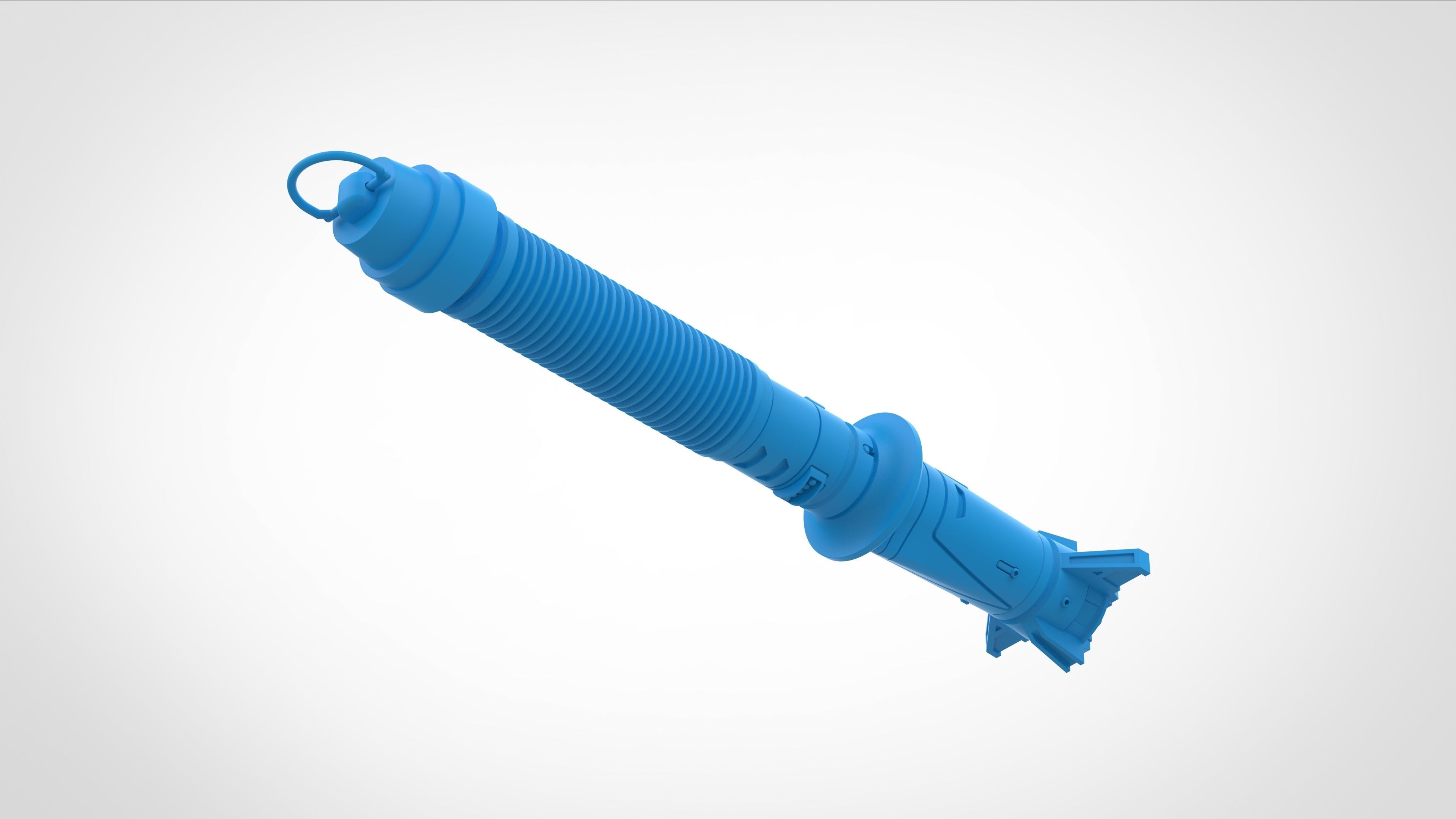 Baylan Skolls Lightsaber from the series Ahsoka 2023 3D print model_26